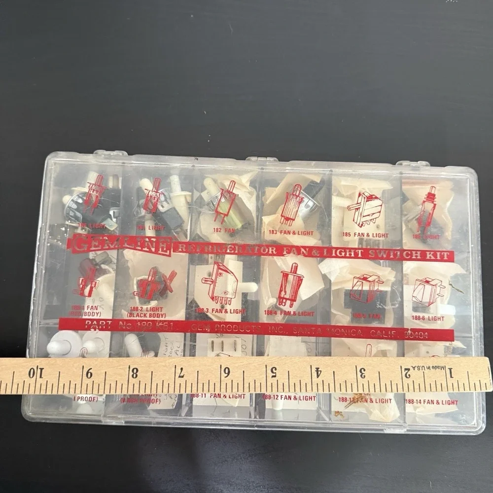Gemline Refrigerator Fan & Light Switch Kit 189-K51‎ Appliance Repair